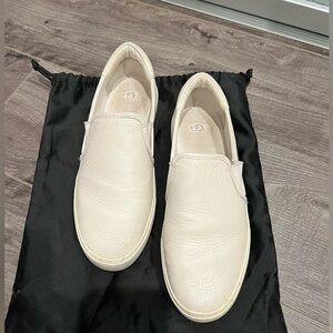 Leather UGG Slip-on Shoes